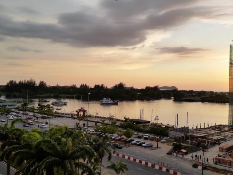 كوتا كينابالو Kk Waterfront Suites At Marina Court المظهر الخارجي الصورة